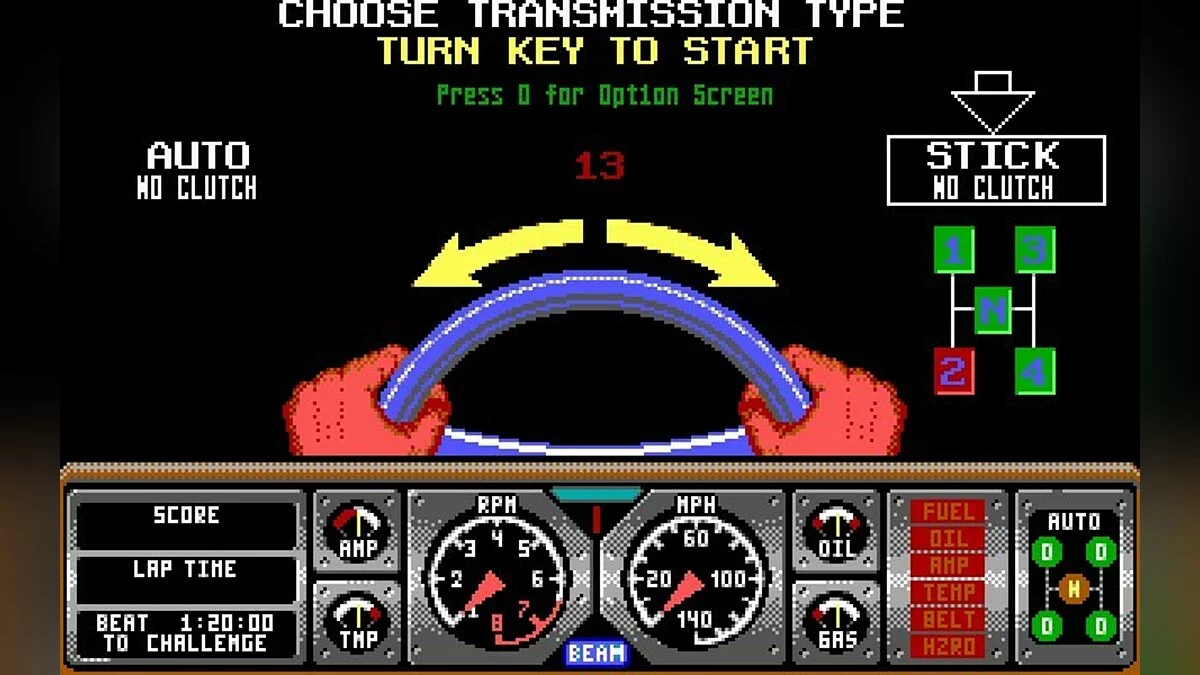 Скриншоты из Hard Drivin' / Картинка 52