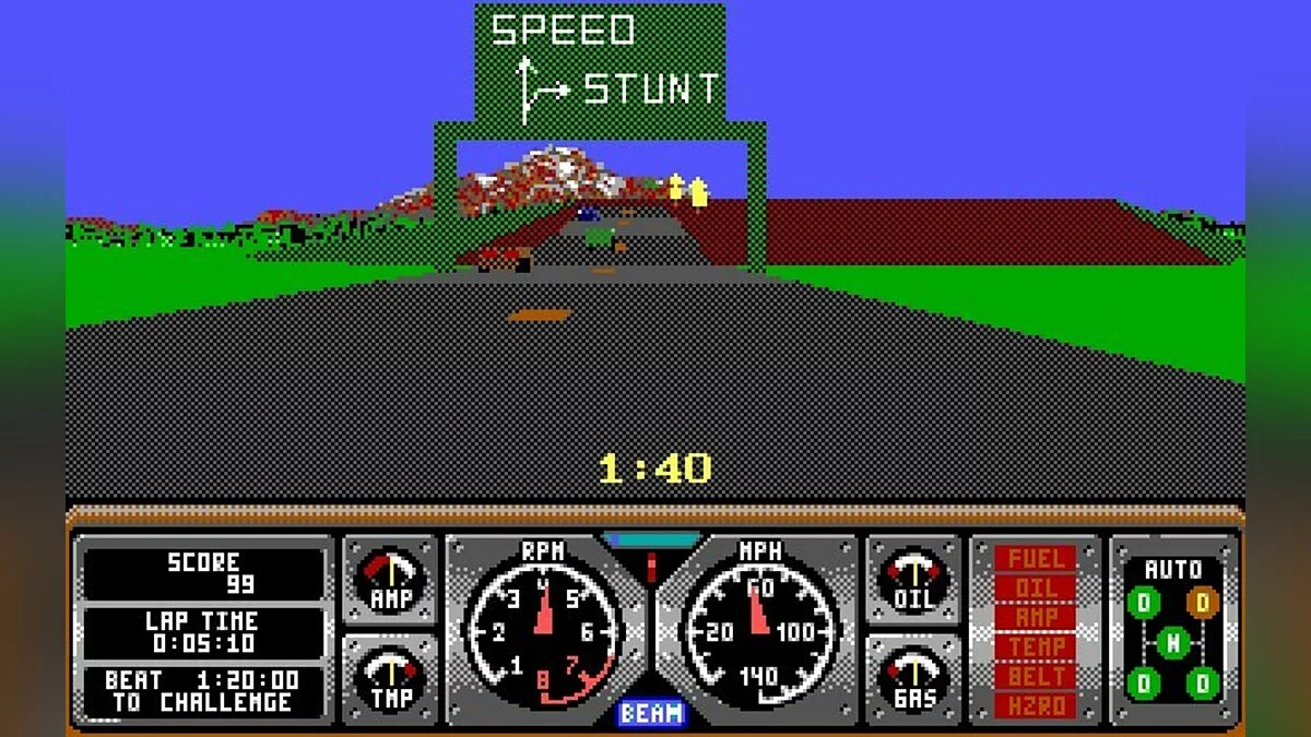 Скриншоты из Hard Drivin' / Картинка 53