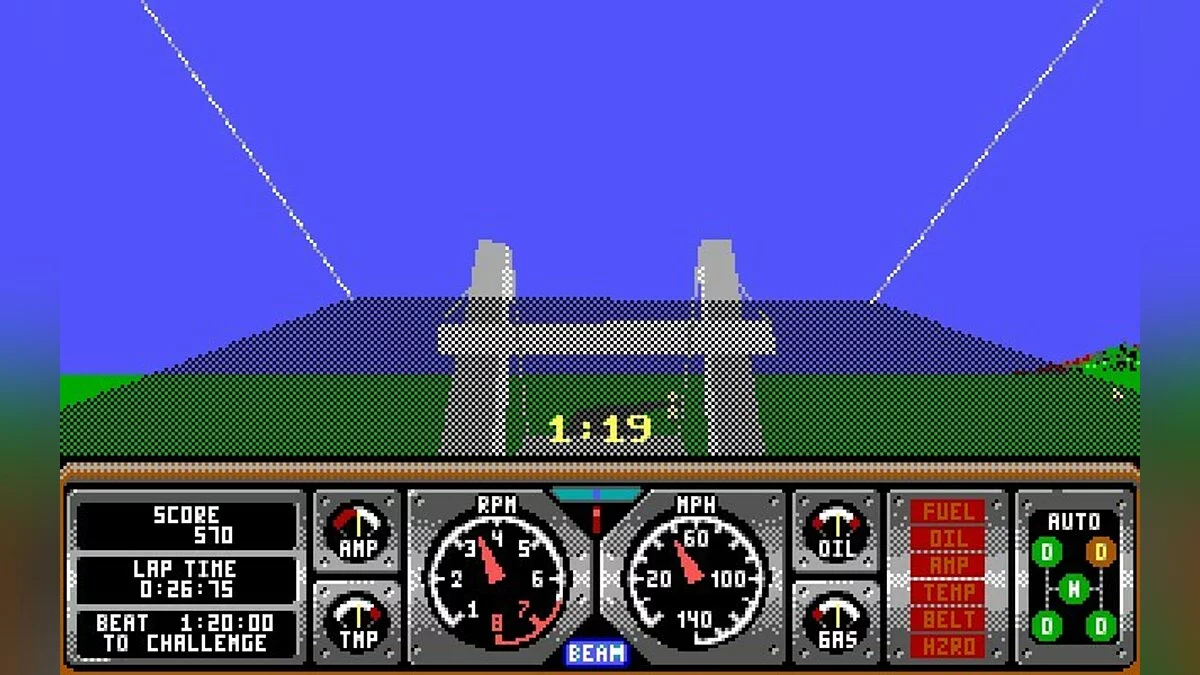 Скриншоты из Hard Drivin' / Картинка 54