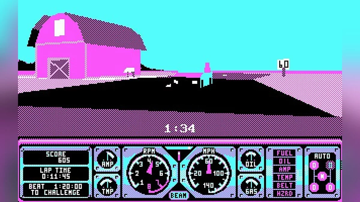 Скриншоты из Hard Drivin' / Картинка 56