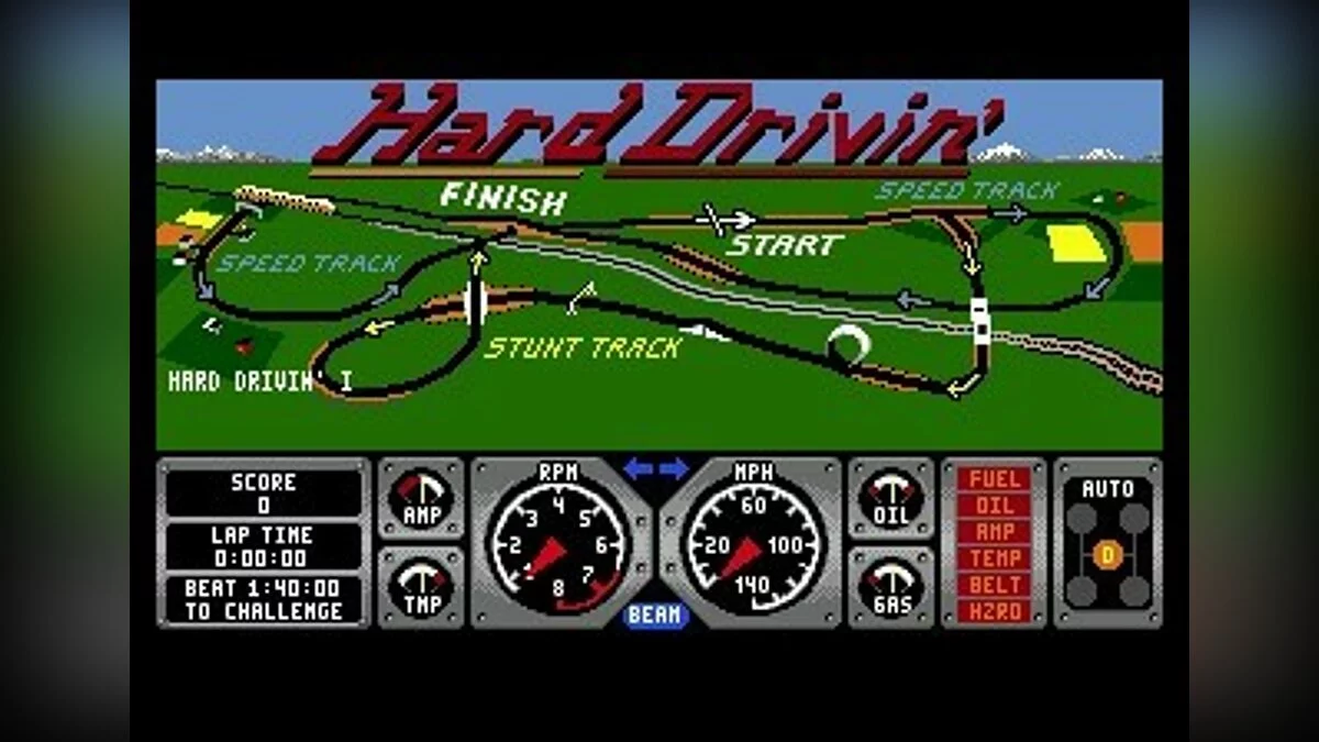 Скриншоты из Hard Drivin' / Картинка 63