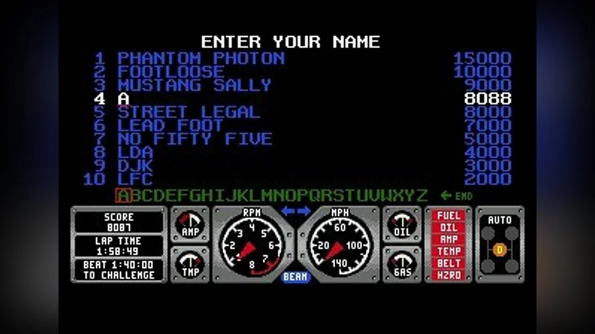 Скриншоты из Hard Drivin' / Картинка 68