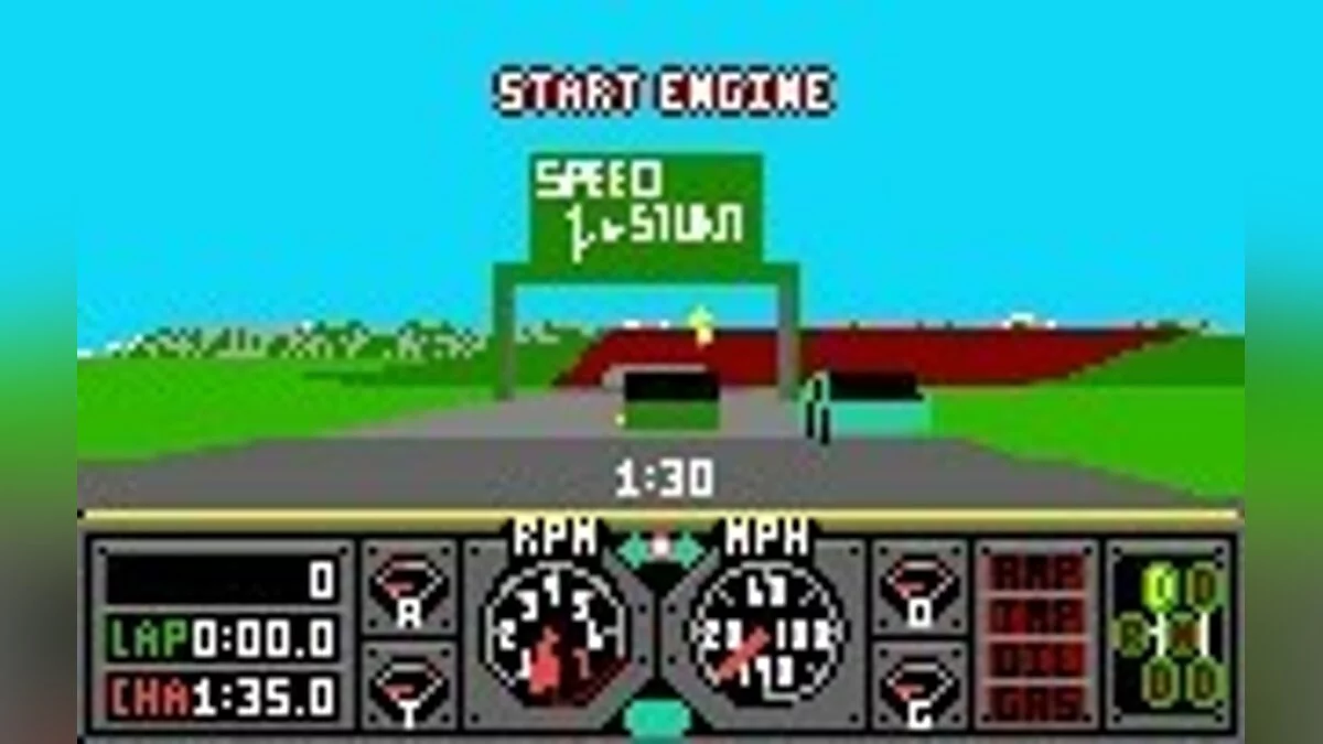 Скриншоты из Hard Drivin' / Картинка 70