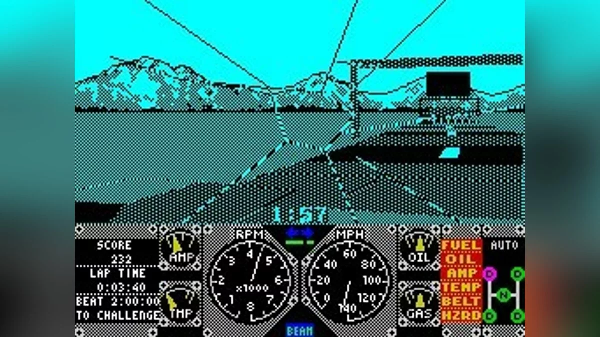 Скриншоты из Hard Drivin' / Картинка 81