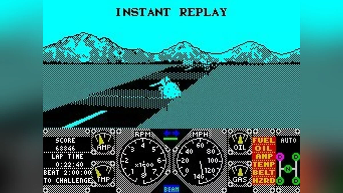 Скриншоты из Hard Drivin' / Картинка 84