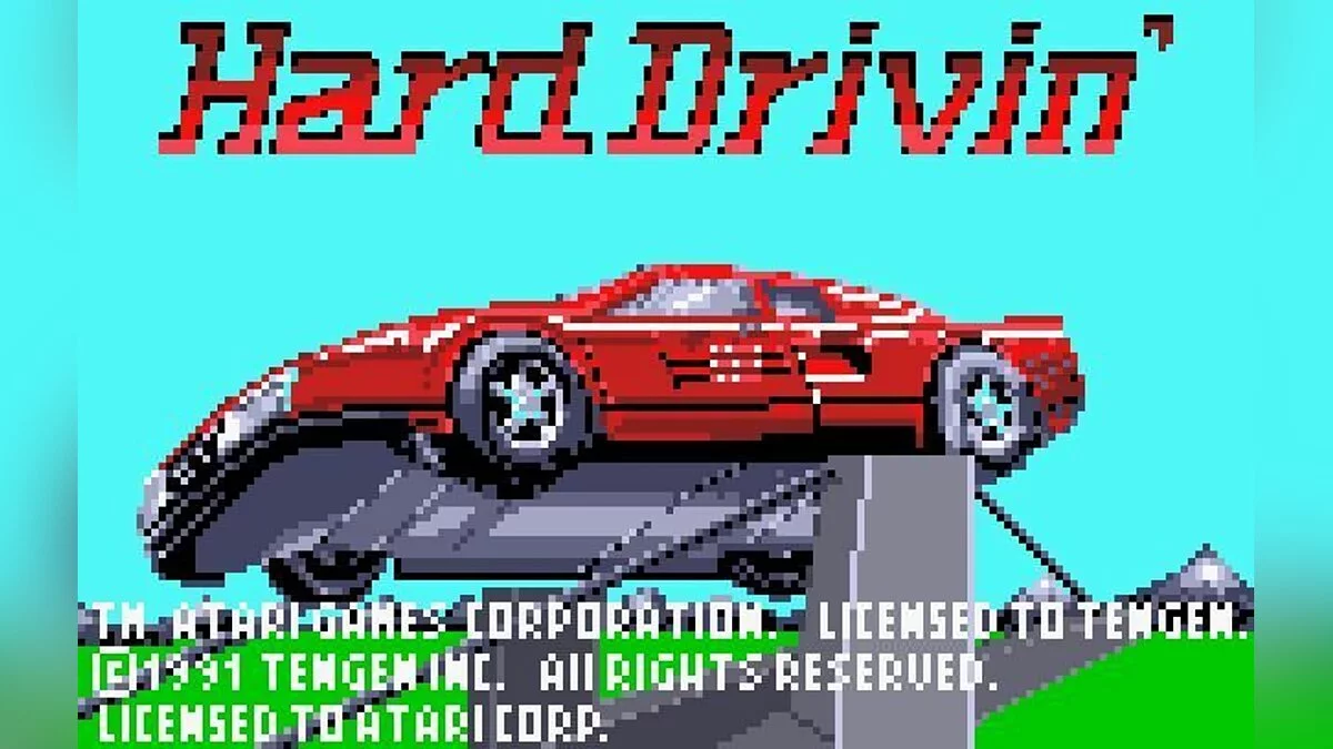 Скриншоты из Hard Drivin' / Картинка 1