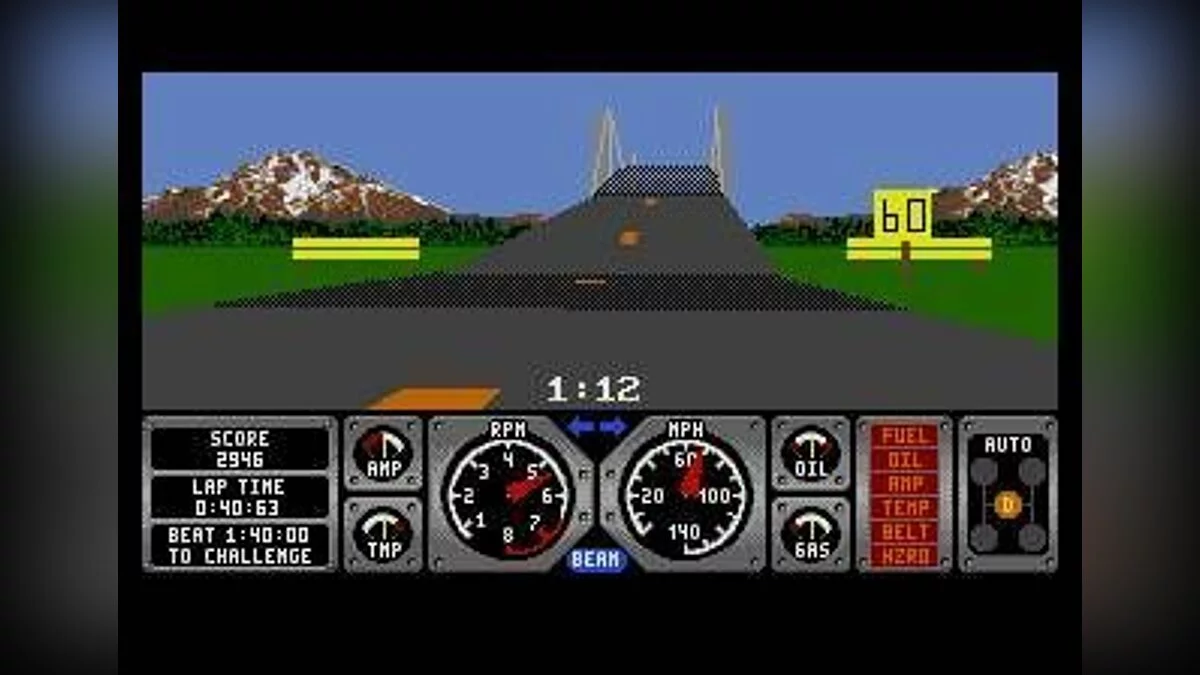 Скриншоты из Hard Drivin' / Картинка 10