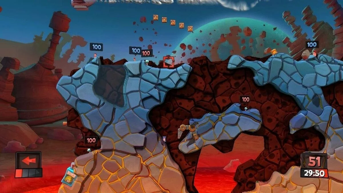 Скриншоты из Worms Revolution / Картинка 16
