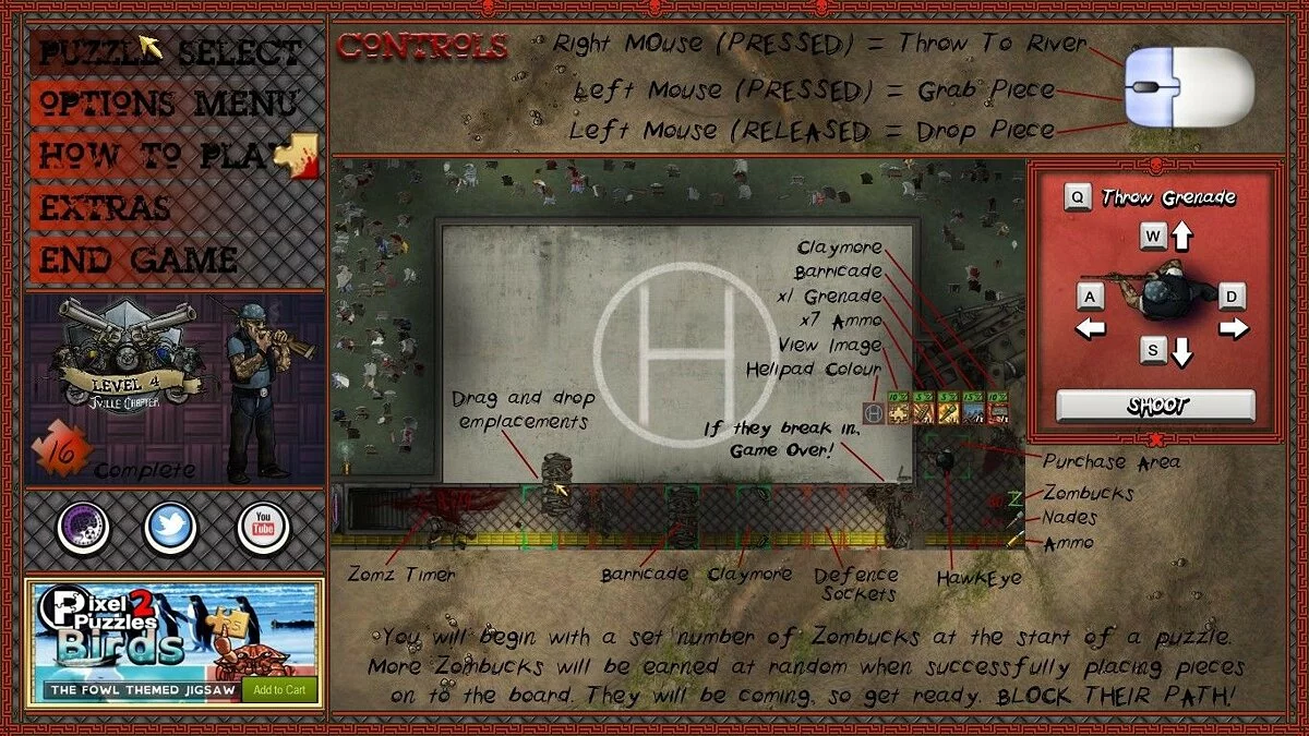 Скриншоты из Pixel Puzzles: UndeadZ / Картинка 12