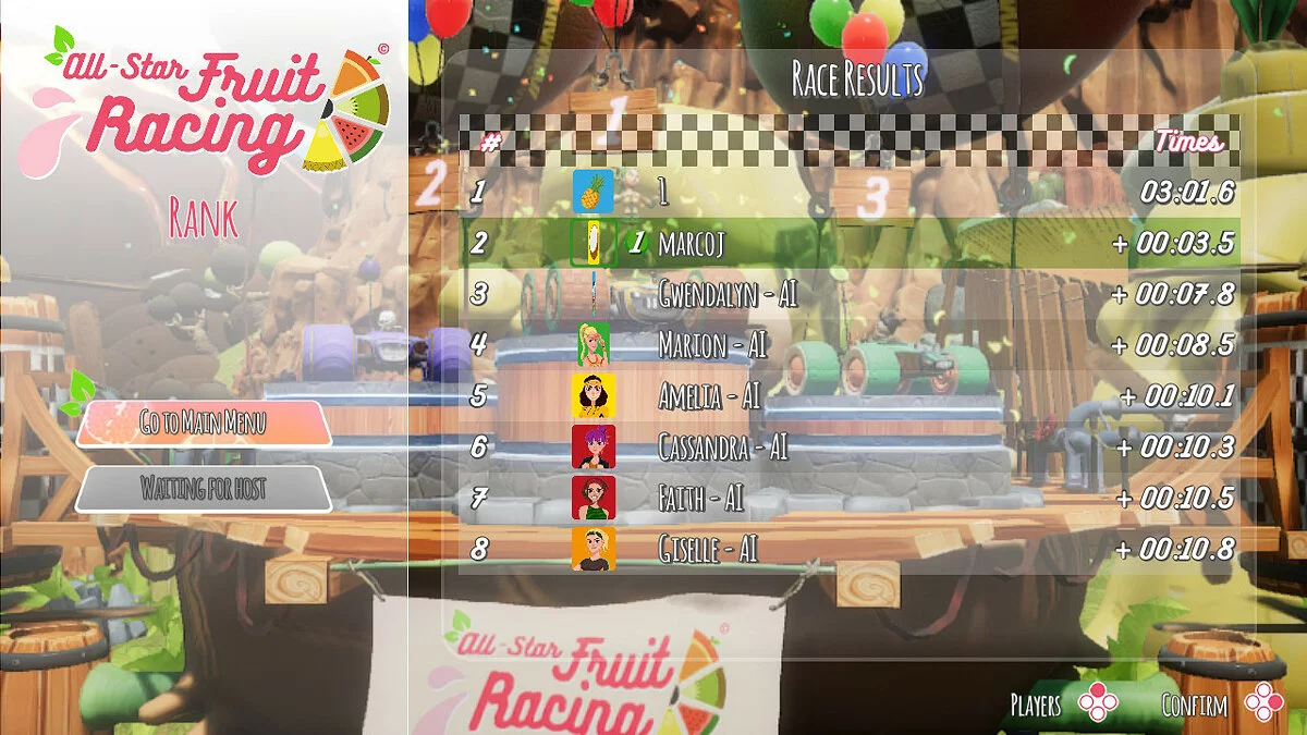 Скриншоты из All-Star Fruit Racing / Картинка 9