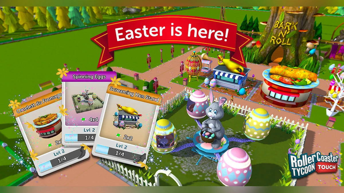 Скриншоты из RollerCoaster Tycoon Touch / Картинка 1