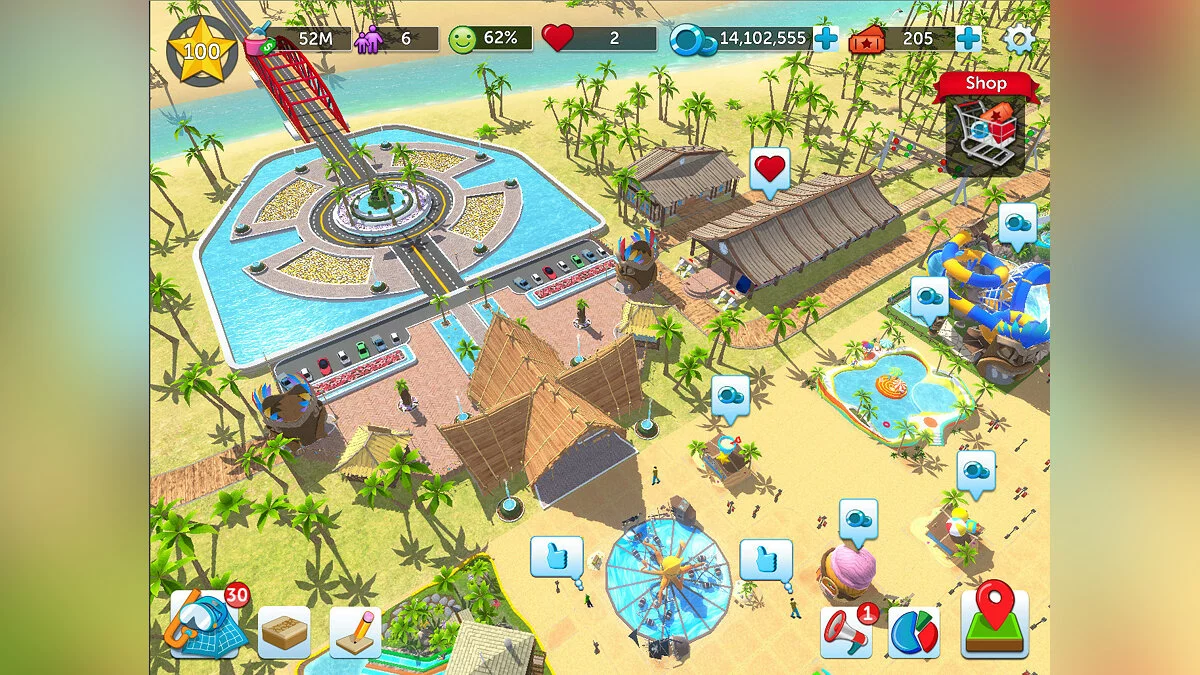 Скриншоты из RollerCoaster Tycoon Touch / Картинка 4