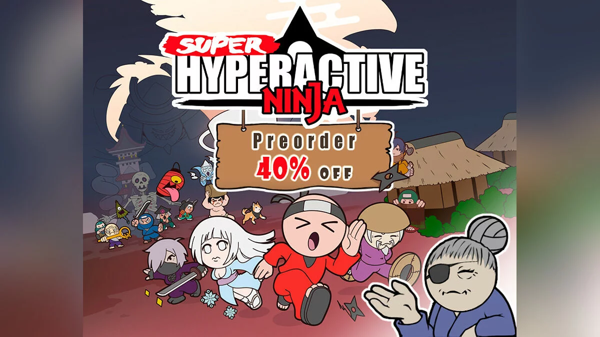 Арт из Super Hyperactive Ninja / Картинка 4