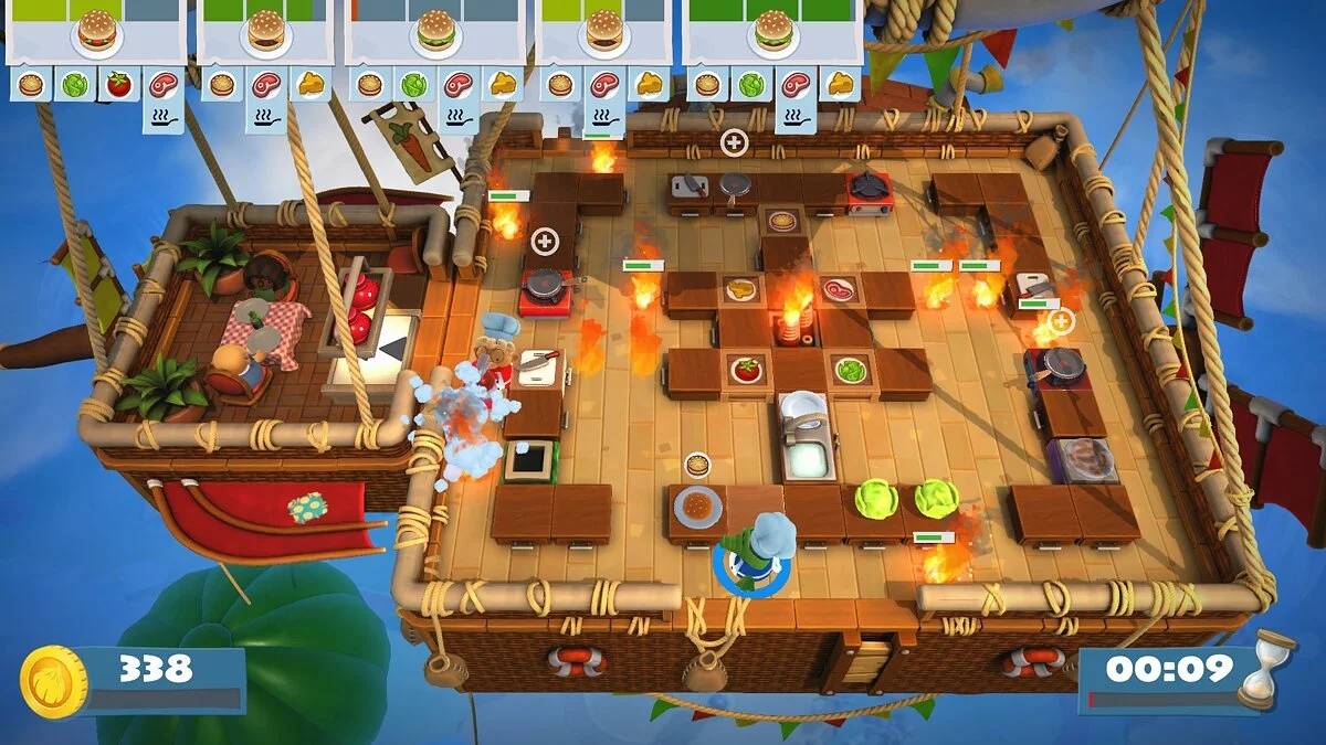 Скриншоты из Overcooked 2 / Картинка 54