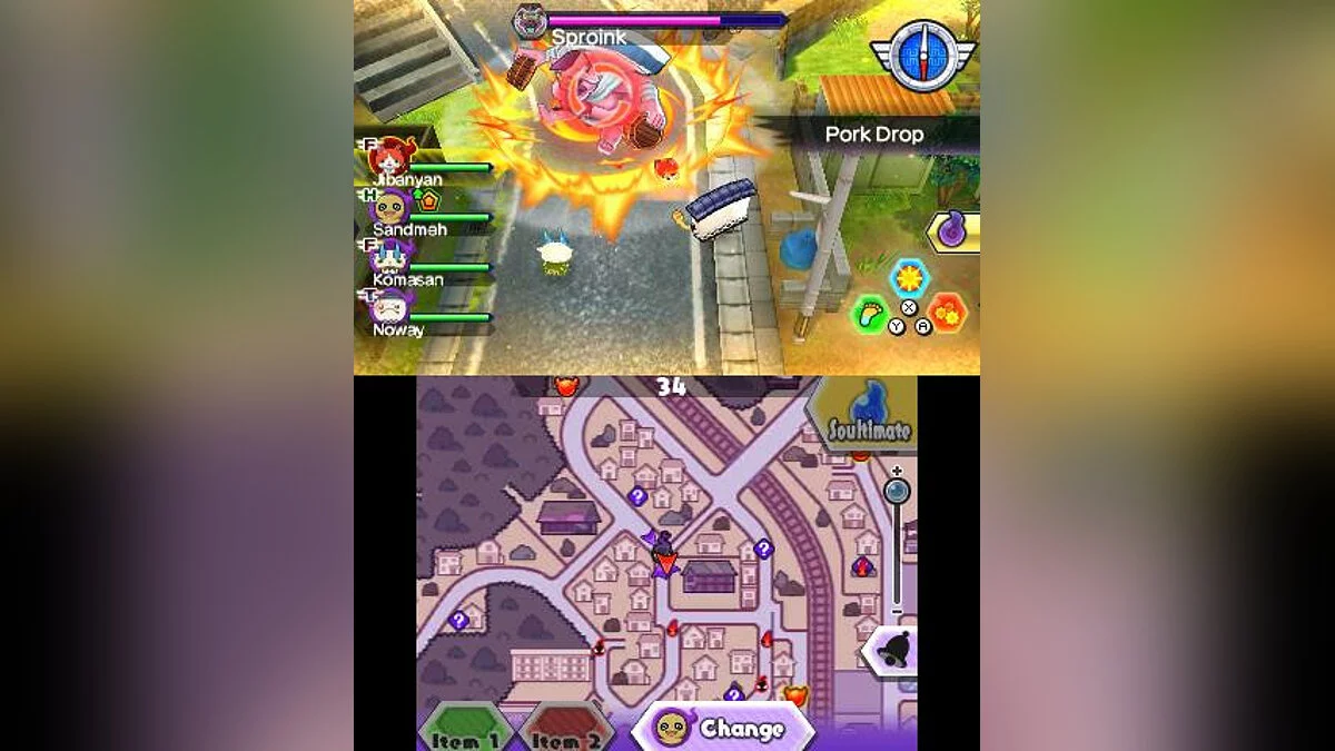 Скриншоты из Yo-Kai Watch Blasters / Картинка 4