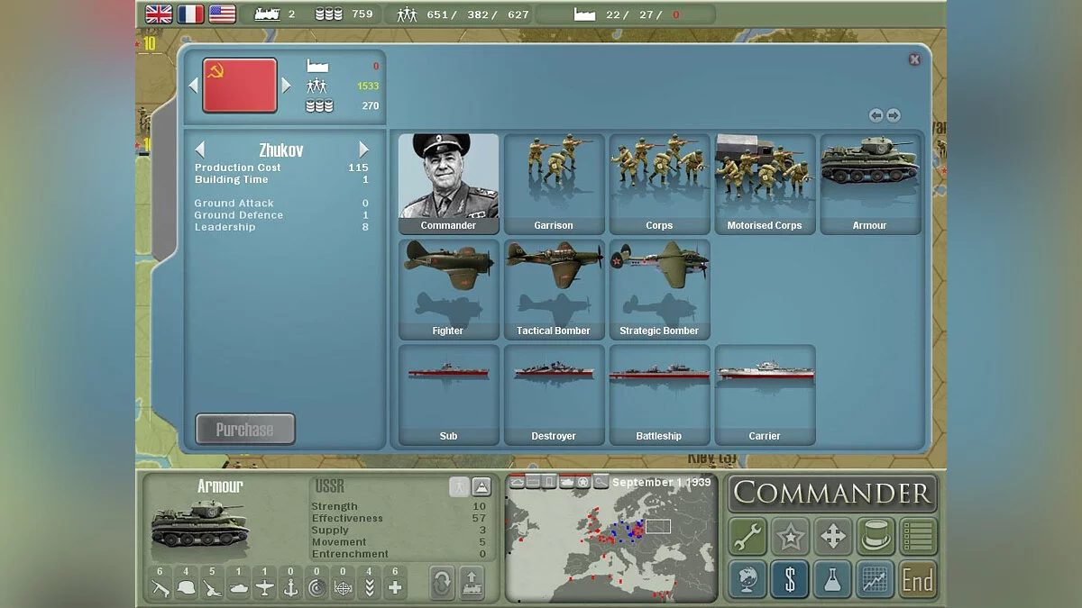 Скриншоты из Commander: Europe at War / Картинка 12