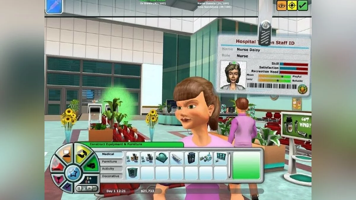 Скриншоты из Hospital Tycoon / Картинка 4