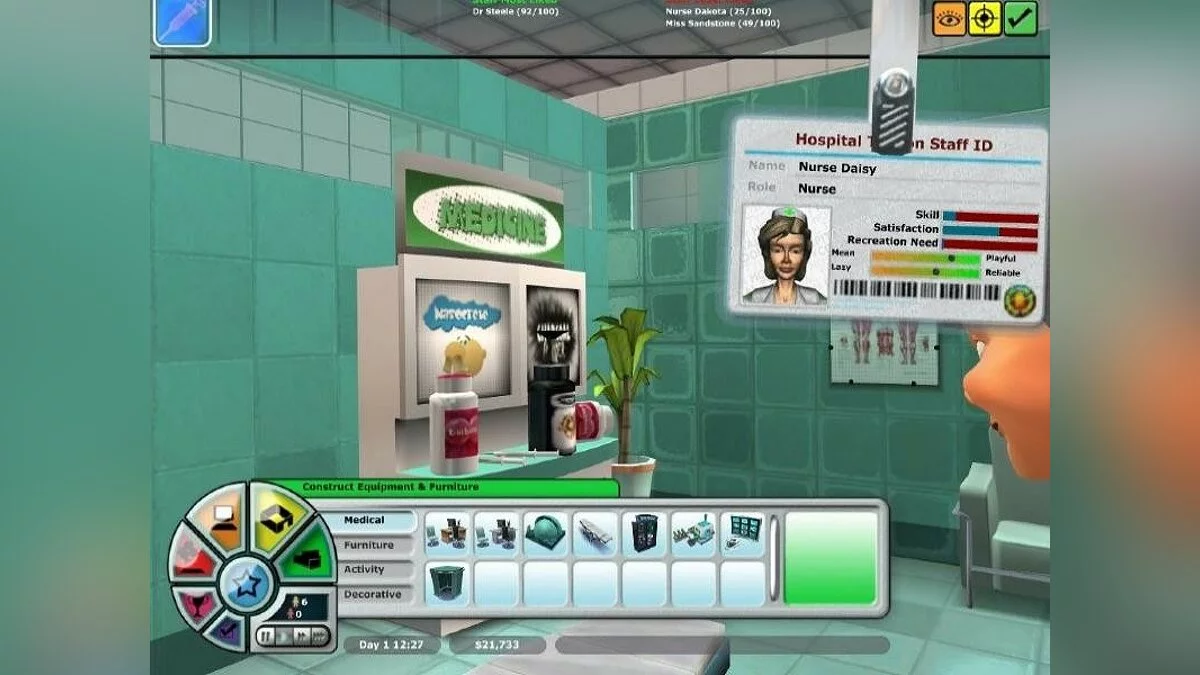 Скриншоты из Hospital Tycoon / Картинка 15