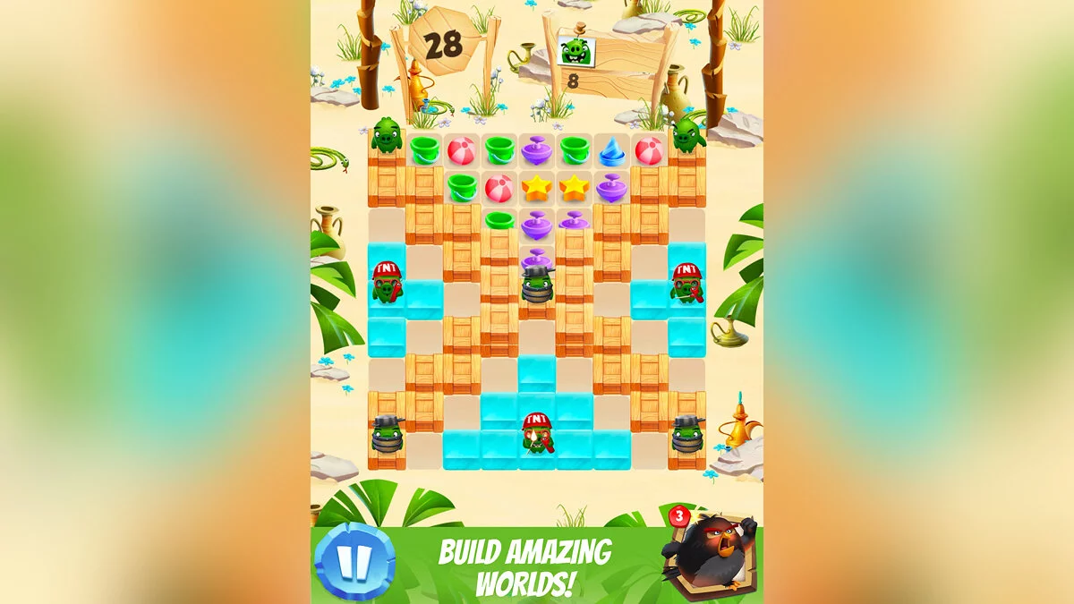 Скриншоты из Angry Birds Match / Картинка 6
