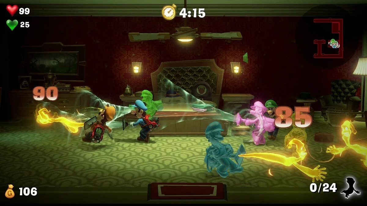 Скриншоты из Luigi's Mansion 3 / Картинка 17