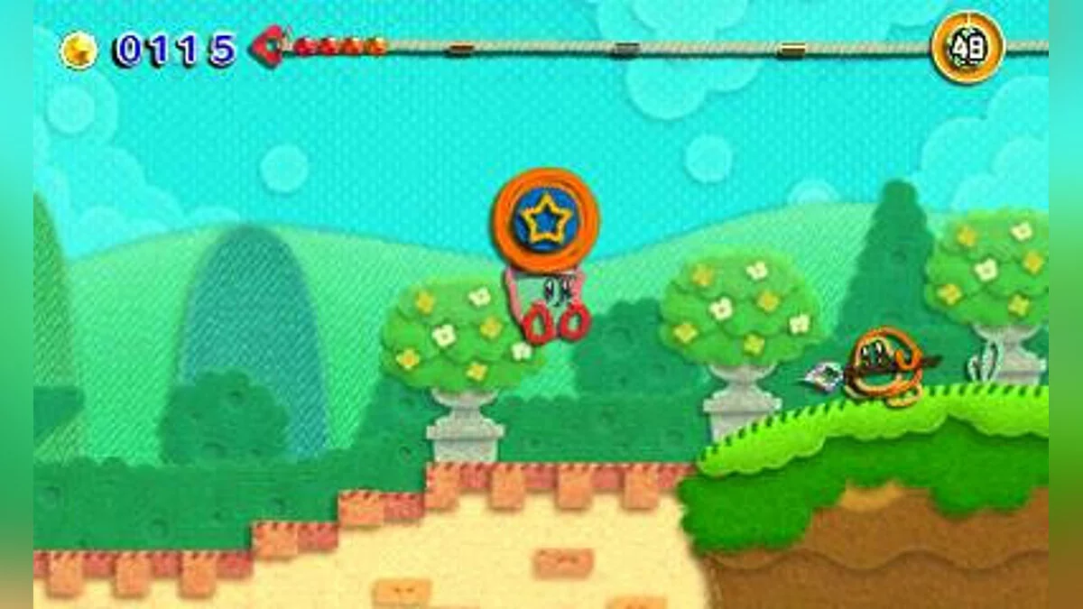 Скриншоты из Kirby's Extra Epic Yarn / Картинка 4