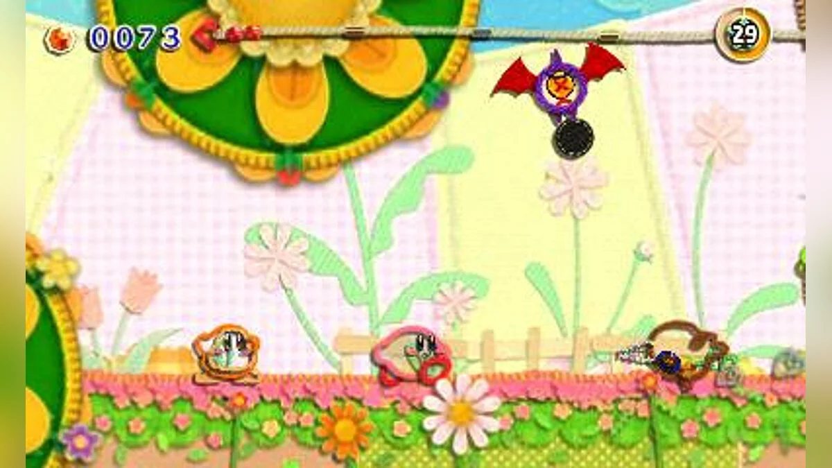 Скриншоты из Kirby's Extra Epic Yarn / Картинка 11