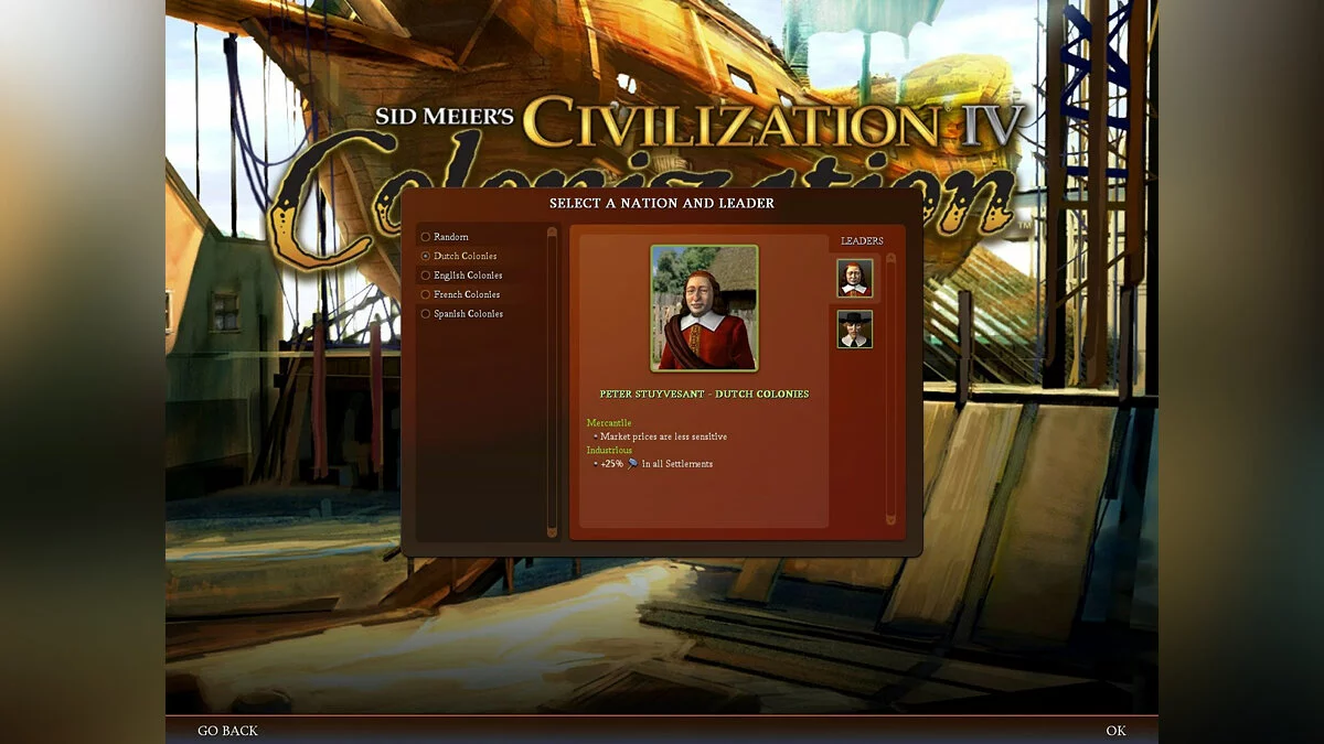 Скриншоты из Sid Meier's Civilization 4: Colonization / Картинка 17