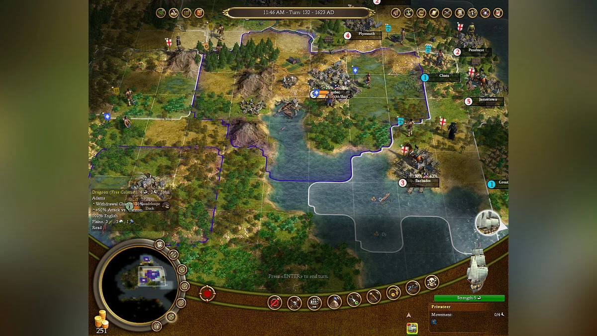 Скриншоты из Sid Meier's Civilization 4: Colonization / Картинка 34