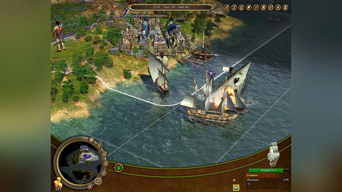 Скриншоты из Sid Meier's Civilization 4: Colonization / Картинка 35