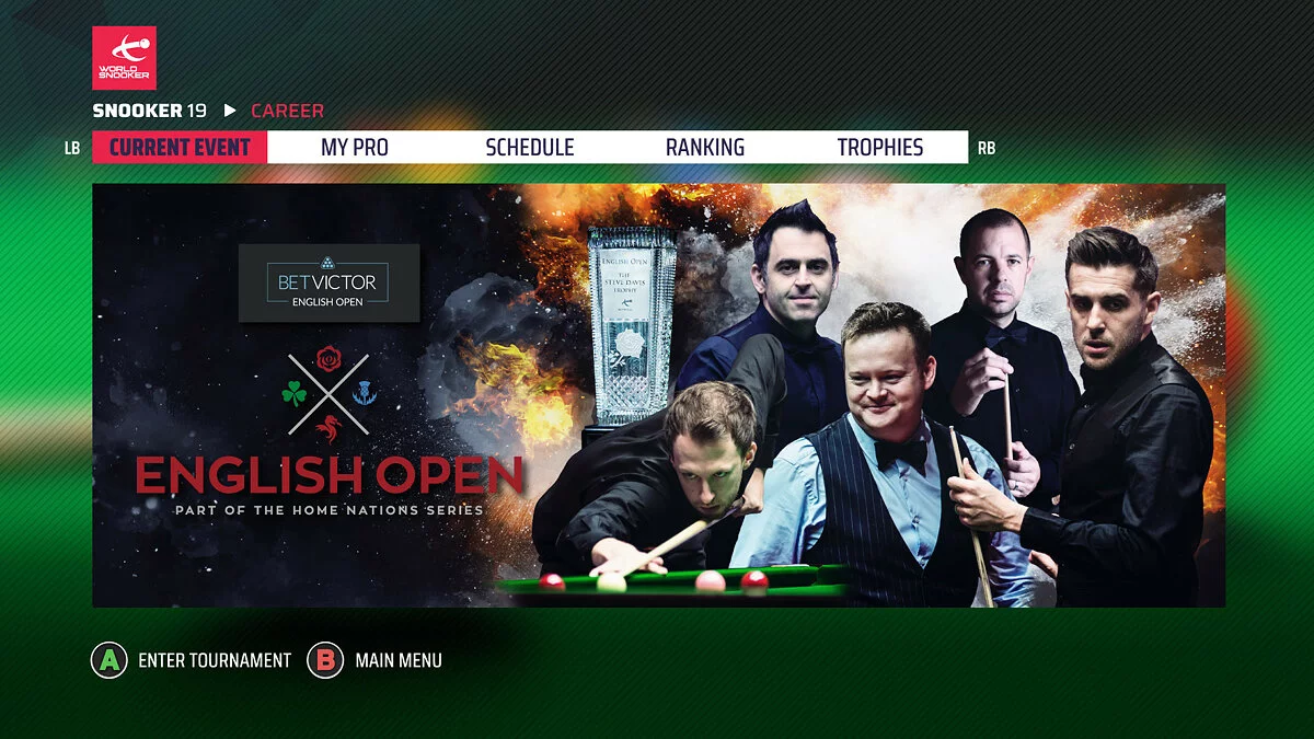 Скриншоты из Snooker 19 / Картинка 1
