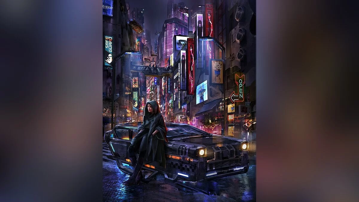 Арт из Cloudpunk / Картинка 1