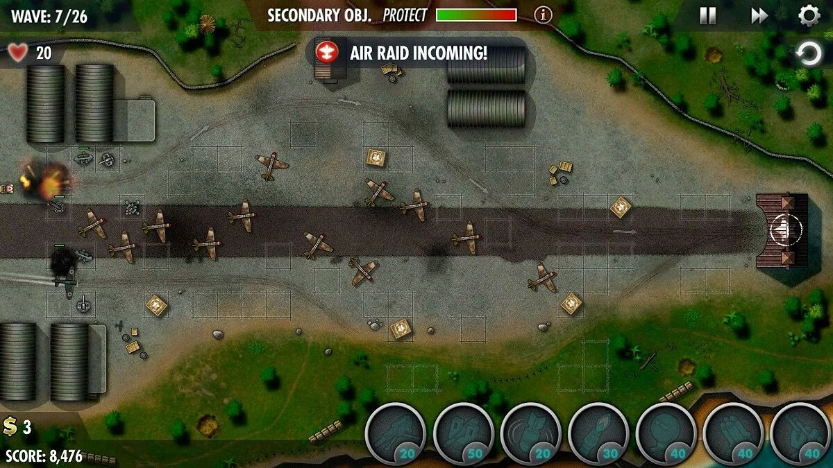 Скриншоты из iBomber Defense Pacific / Картинка 45