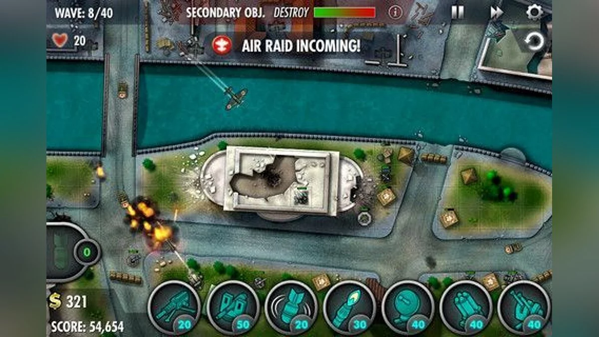 Скриншоты из iBomber Defense Pacific / Картинка 9