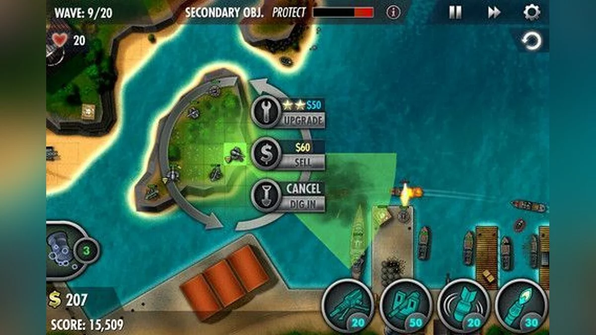 Скриншоты из iBomber Defense Pacific / Картинка 11