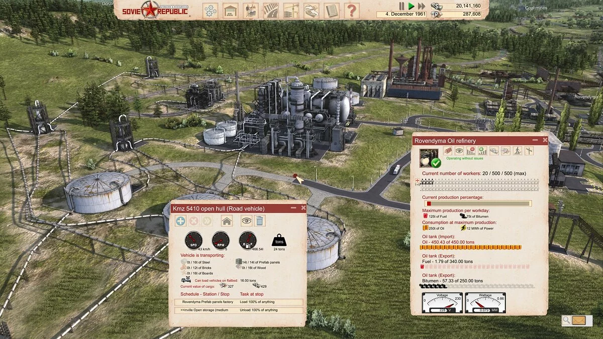 Скриншоты из Workers & Resources: Soviet Republic / Картинка 14