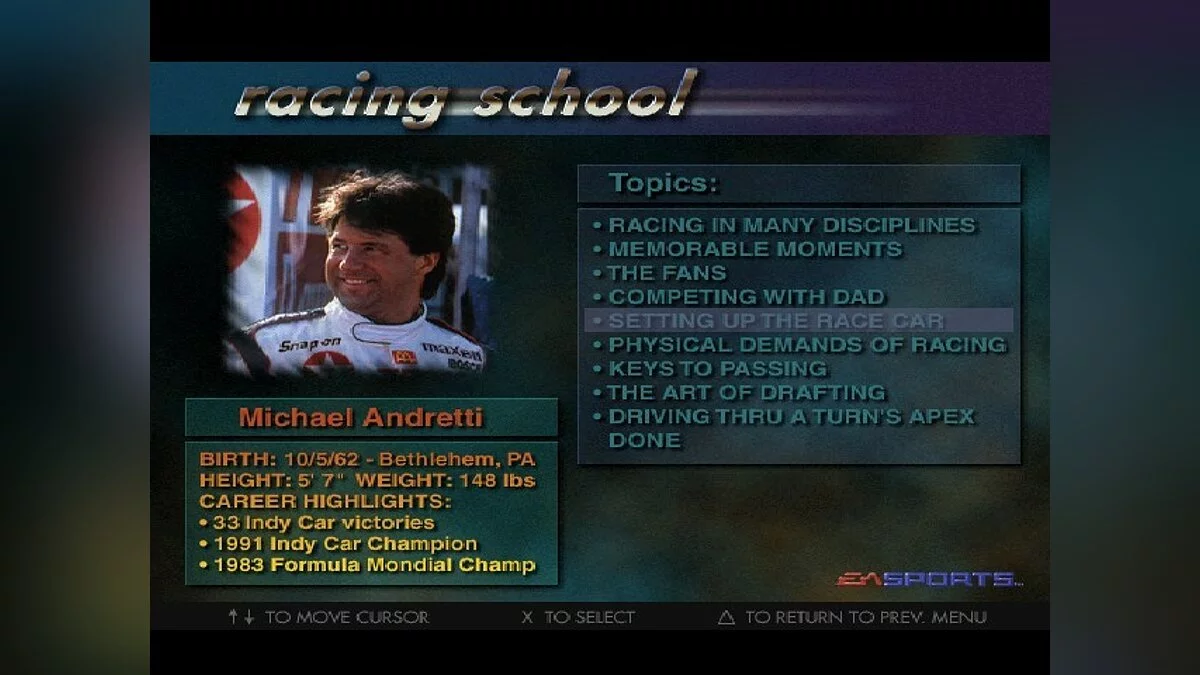 Скриншоты из Andretti Racing / Картинка 46