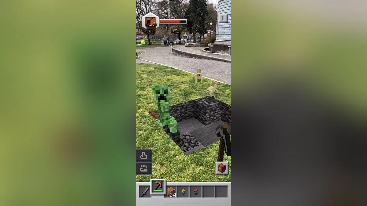 Скриншоты из Minecraft Earth / Картинка 5
