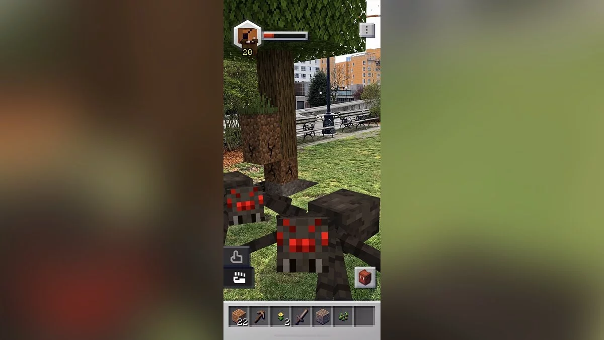 Скриншоты из Minecraft Earth / Картинка 2