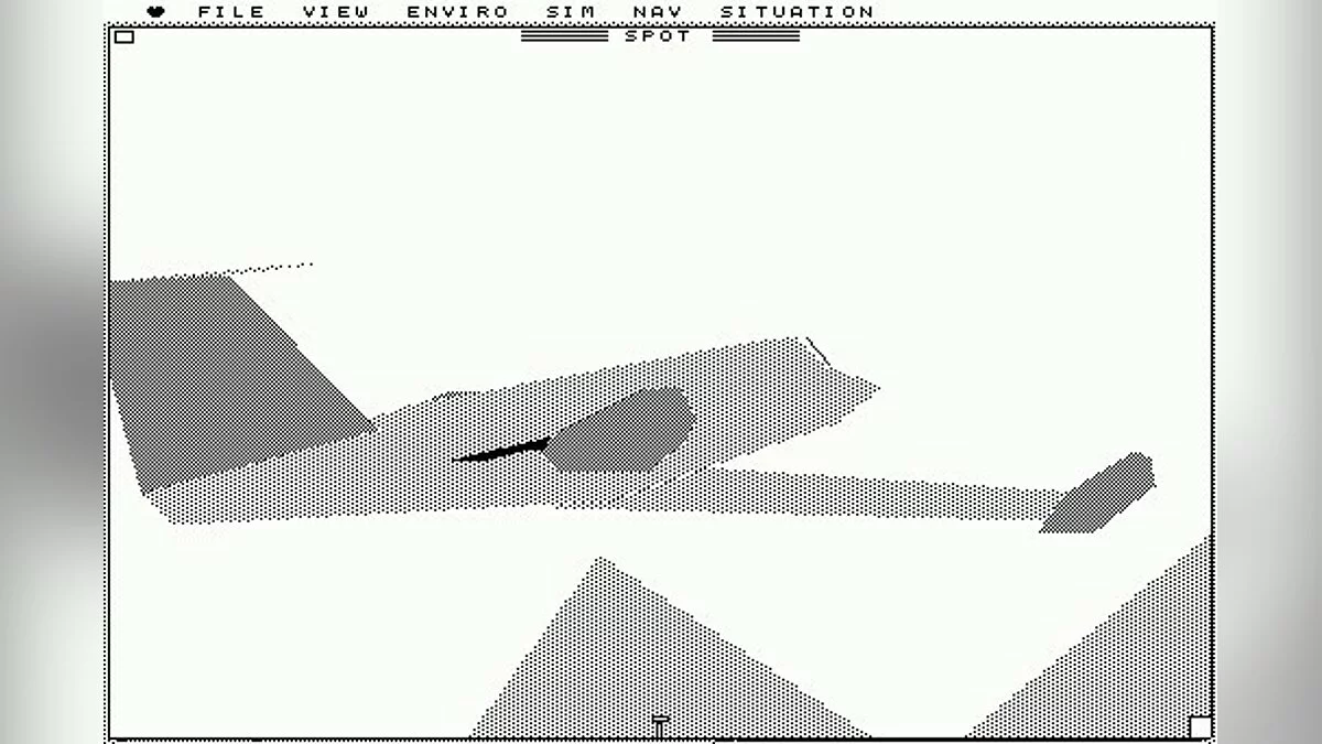 Скриншоты из Microsoft Flight Simulator (1986) / Картинка 9