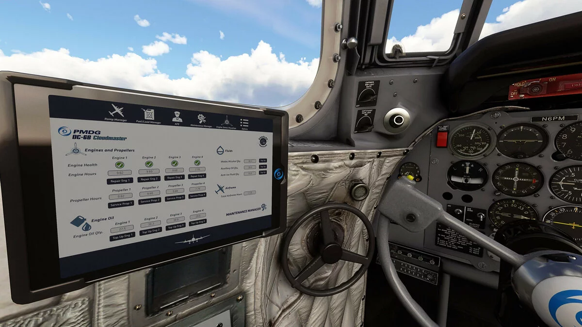 Скриншоты из Microsoft Flight Simulator (1986) / Картинка 77