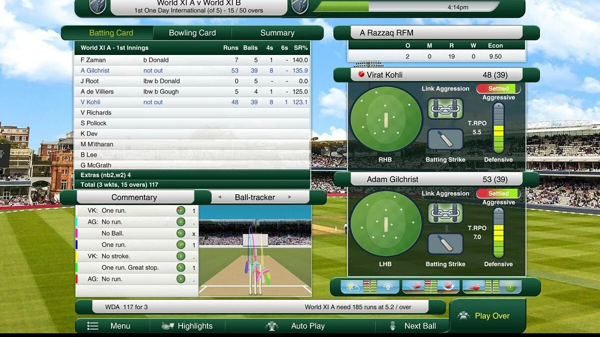 Скриншоты из Cricket Captain 2019 / Картинка 2