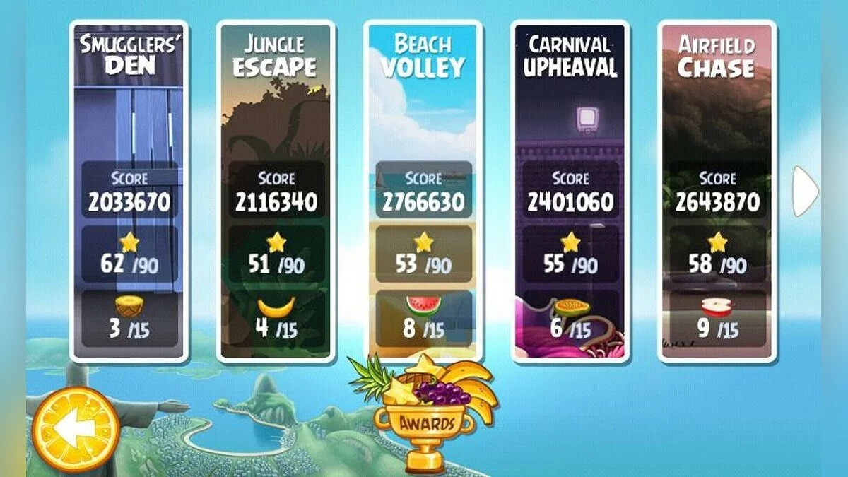 Скриншоты из Angry Birds Rio / Картинка 10