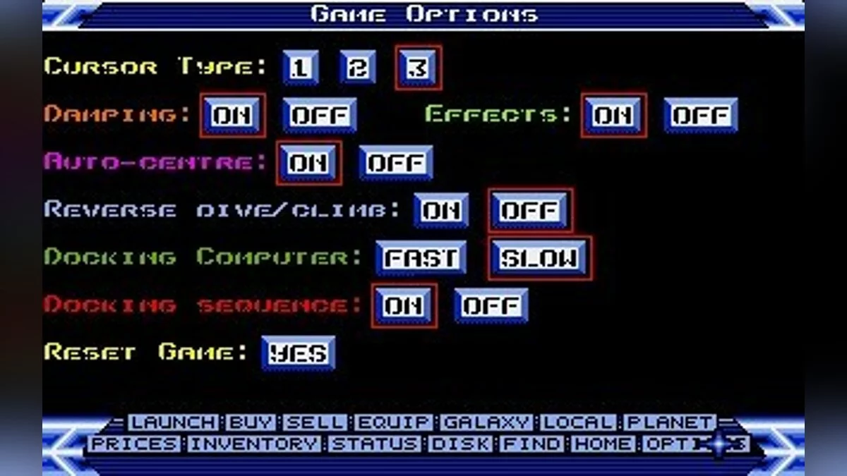 Скриншоты из Elite (1984) / Картинка 12