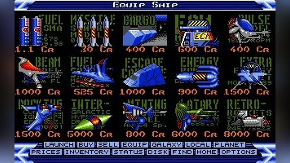 Скриншоты из Elite (1984) / Картинка 17