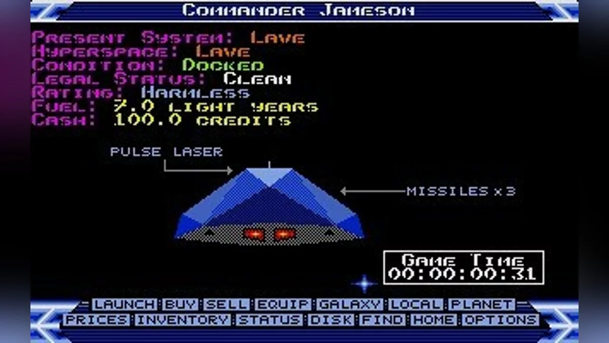 Скриншоты из Elite (1984) / Картинка 55