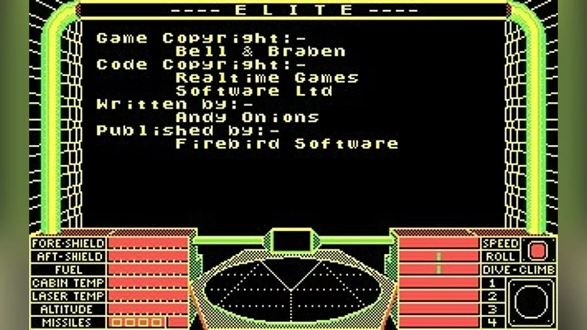 Скриншоты из Elite (1984) / Картинка 80