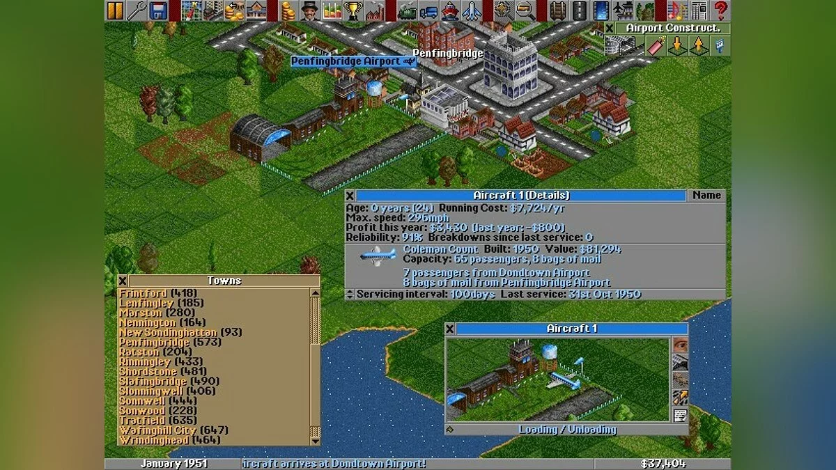Скриншоты из Transport Tycoon Deluxe / Картинка 8
