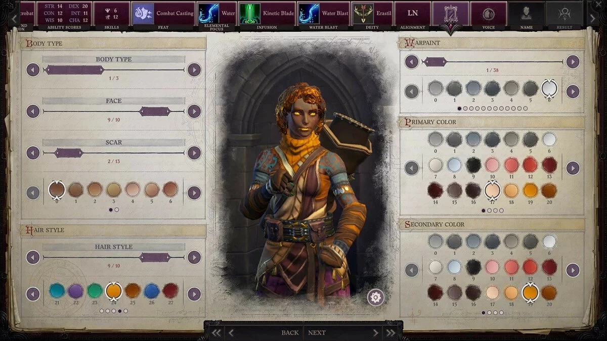 Pathfinder: Wrath of the Righteous - Расы и классы
