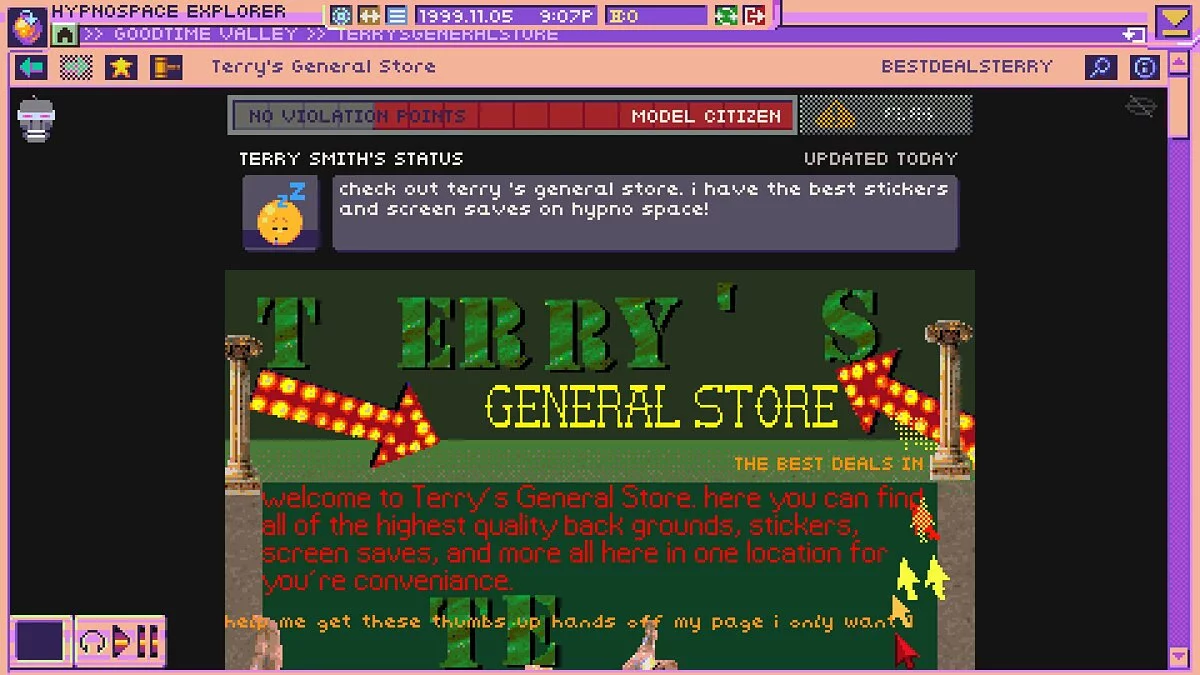 Скриншоты из Hypnospace Outlaw / Картинка 9