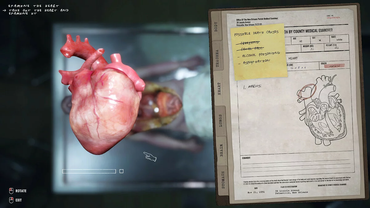 Скриншоты из Autopsy Simulator / Картинка 19